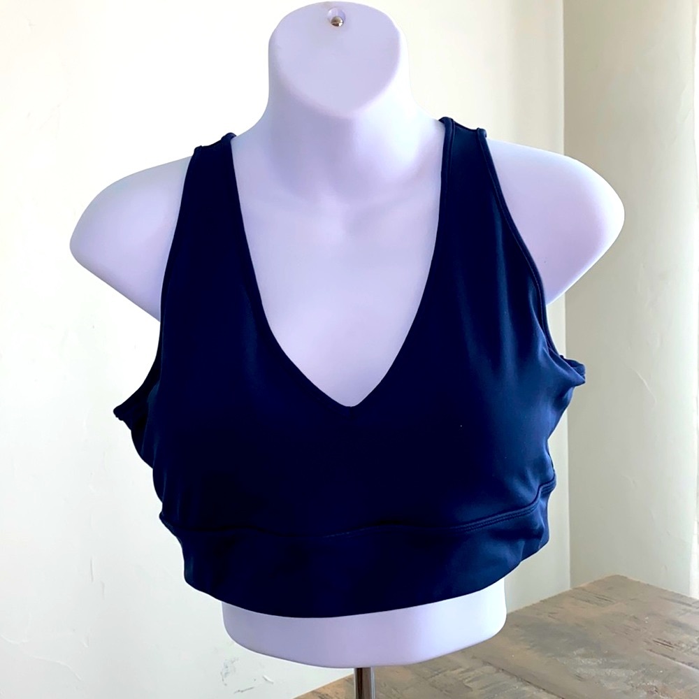 Buffbunny Midnight Navy sports bra size large